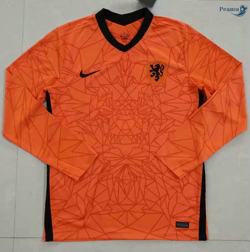 Peamu - Maillot foot Pays-Bas Domicile Manche Longue 2020-2021
