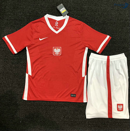 Peamu - Maillot foot Pologne Enfant Exterieur 2020-2021