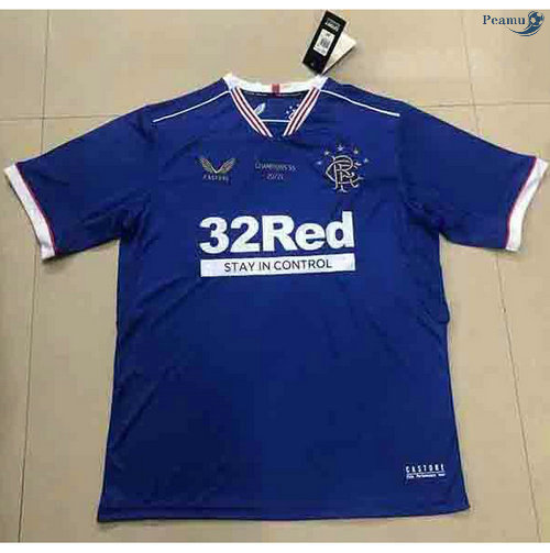 Peamu - Maillot foot Rangers Champion Edition 2021-2022