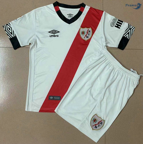Peamu - Maillot foot Rayo Vallecano Enfant Domicile 2020-2021
