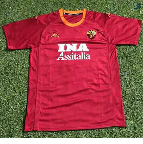 Peamu - Maillot foot Retro AS Rome Domicile 2000-01