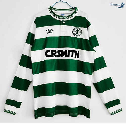 Peamu - Maillot foot Retro Celtic Domicile Manche Longue 1987-88