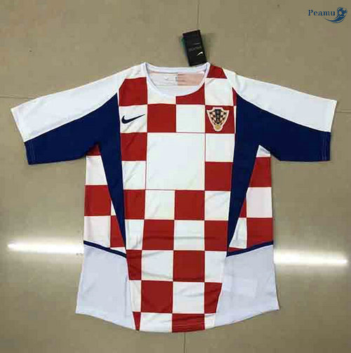 Peamu - Maillot foot Retro Croatie Domicile 2002