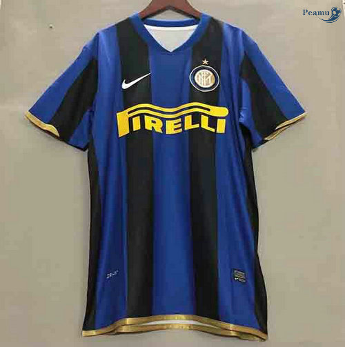 Peamu - Maillot foot Retro Inter Milan Domicile Champions League edition 2008-2009