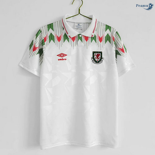 Peamu - Maillot foot Retro Wales Exterieur 1990-92