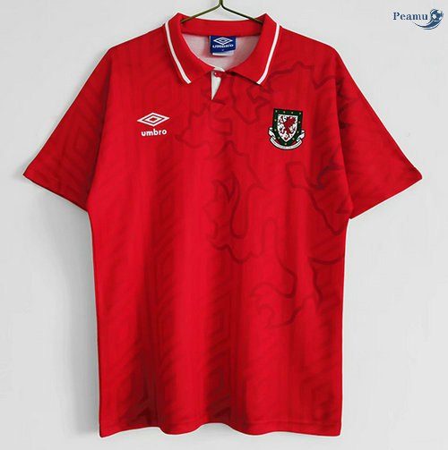 Peamu - Maillot foot Retro Wales Domicile 1992-94