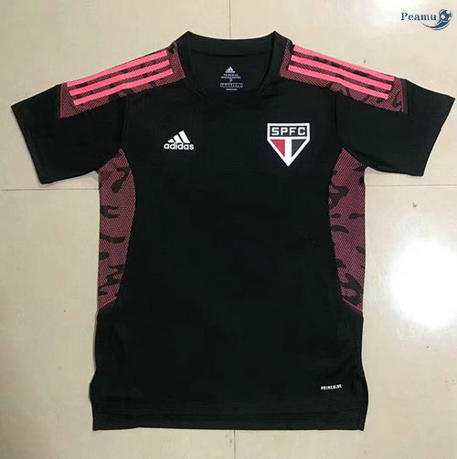 Peamu - Maillot foot Sao Paulo training Noir 2021-2022
