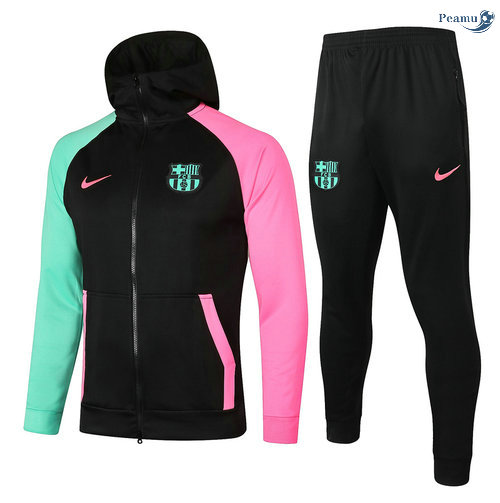 Peamu - Survetement - Sweat à capuche Barcelone Noir 2020-2021