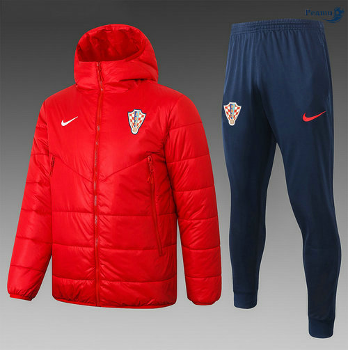 Peamu - Doudoune Croatie Rouge 2020-2021