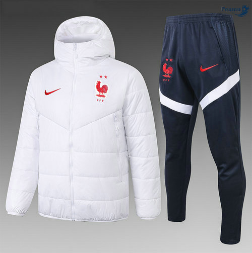 Peamu - Doudoune France Blanc 2020-2021