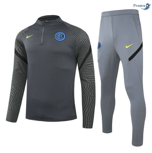 Peamu - Survetement Inter Milan Gris/Noir 2021-2022