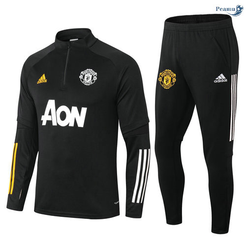 Peamu - Survetement Manchester United Noir 2021-2022