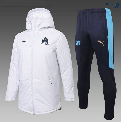 Peamu - Doudoune Marseille Blanc 2020-2021