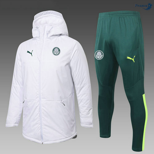 Peamu - Doudoune Palmeiras Blanc 2020-2021