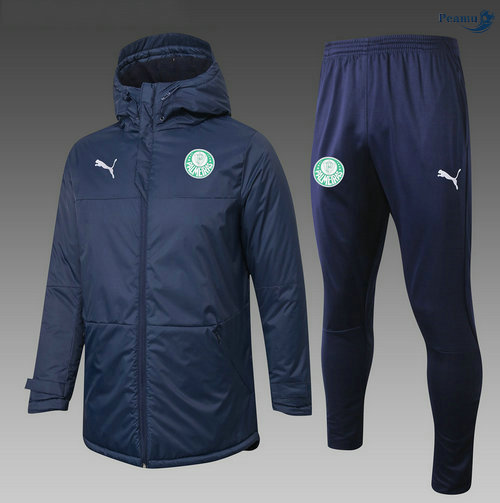 Peamu - Doudoune Palmeiras Bleu Marine 2020-2021