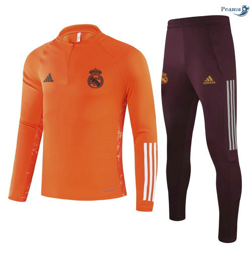 Peamu - Survetement Champions League Real Madrid Orange 2021-2022