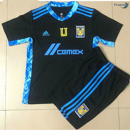 Peamu - Maillot foot Tiger Athletic Enfant Noir 2021-2022