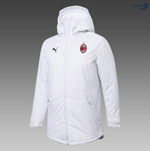 Peamu - Doudoune AC Milan Blanc 2020-2021