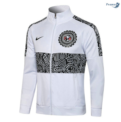 Peamu - Veste CF América Blanc Col Haut 2021-2022