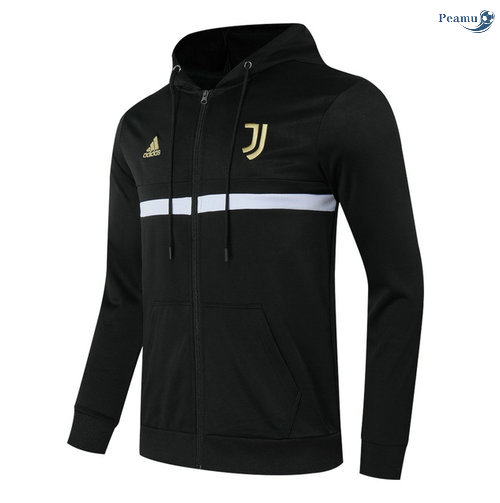 Peamu - Sweat à capuche Juventus Noir 2020-2021