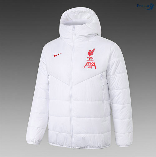 Peamu - Doudoune Liverpool Blanc 2020-2021