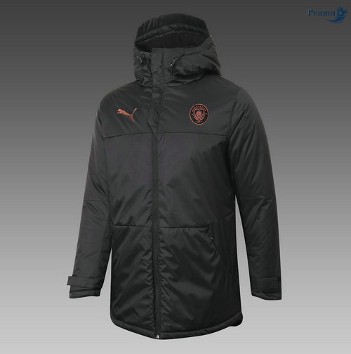 Peamu - Doudoune Manchester City Noir 2020-2021