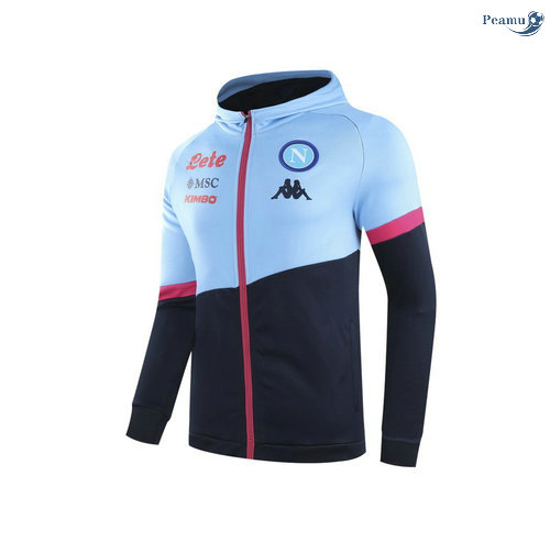 Peamu - Sweat à capuche Naples Bleu Marine 2021-2022
