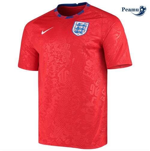 Maillot foot Angleterre training Rouge 2021-2022