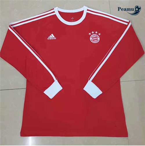 Maillot foot Bayern Munich Manche Longue Rouge 2021-2022