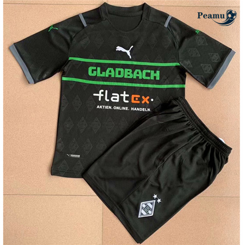 Maillot foot Borussia Monchengladbach Enfant Noir 2021-2022