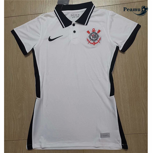 Maillot foot Corinthians Femme Blanc 2021-2022