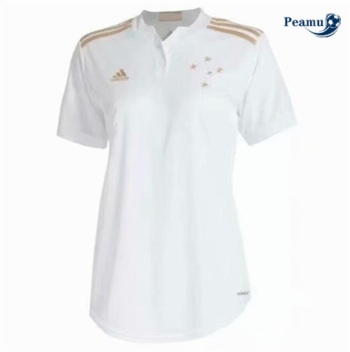Maillot foot Cruzeiro Femme Blanc 2021-2022