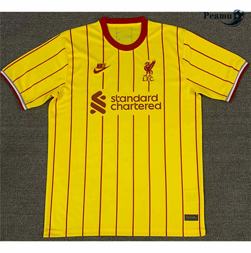 Maillot foot Liverpool Jaune 2021-2022