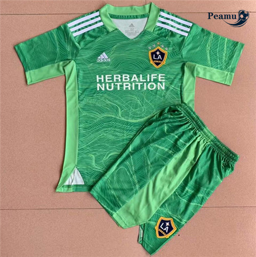 Maillot foot Galaxy Enfant Gardien De But Vert 2021-2022