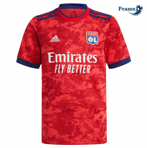 Maillot foot Lyon Exterieur Rouge 2021-2022