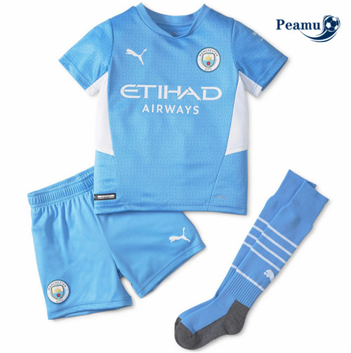 Maillot foot Manchester City Enfant Domicile 2021-2022