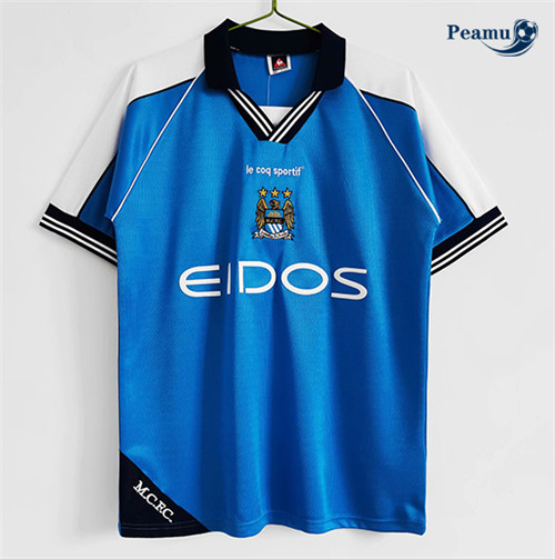 Maillot foot Retro Manchester City Domicile 1999-01