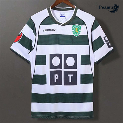 Maillot foot Retro Sporting Lisbon Domicile 2001-03