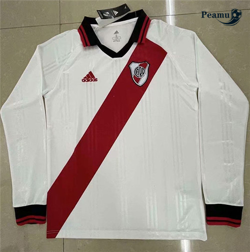 Maillot foot River Plate Manche Longue Blanc 2021-2022