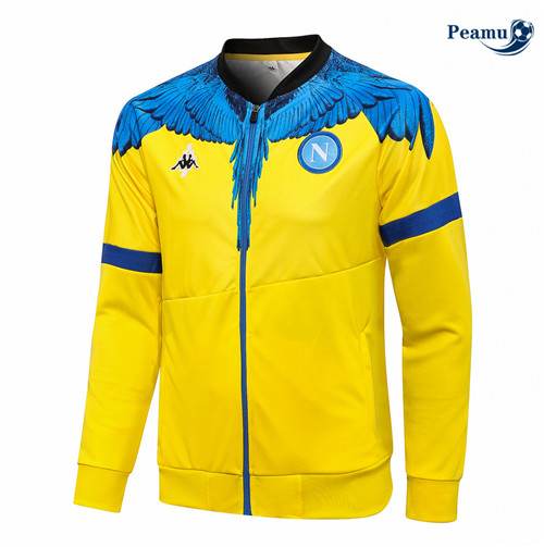 Veste foot Naples Jaune 2021-2022