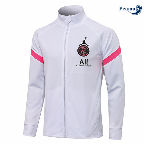 Veste foot PSG Jordan Blanc 2021-2022