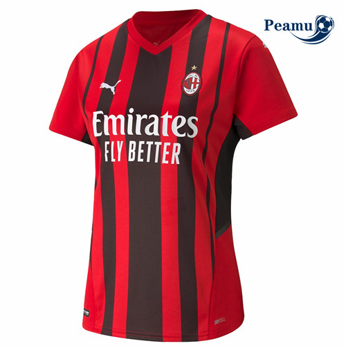 Maillot foot AC Milan Femme Domicile 2021-2022