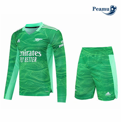 Kit Maillot foot Arsenal Gardien de but Manche Longue 2021-2022