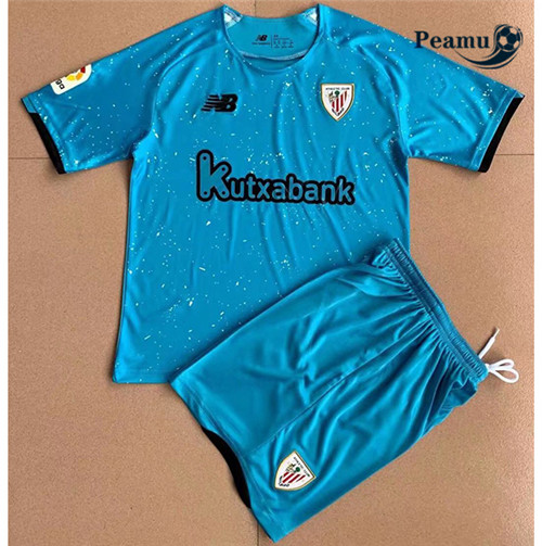 Maillot foot Athletic Bilbao Enfant Gardien de but Bleu 2021-2022