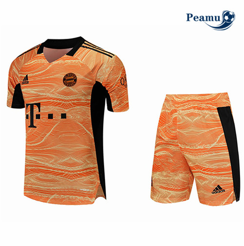 Kit Maillot foot Bayern Munich Gardien de but Orange 2021-2022