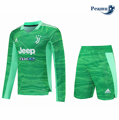 Kit Maillot foot Juventus Gardien de but Manche Longue 2021-2022