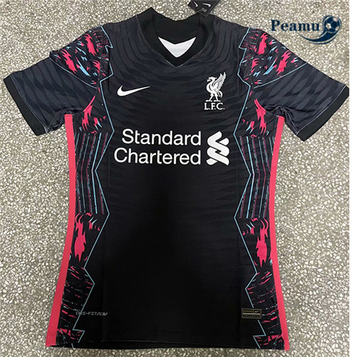 Maillot foot Liverpool Noir 2021-2022