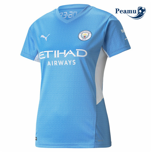Maillot foot Manchester City Femme Domicile 2021-2022