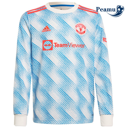 Maillot foot Manchester United Exterieur Manche Longue 2021-2022