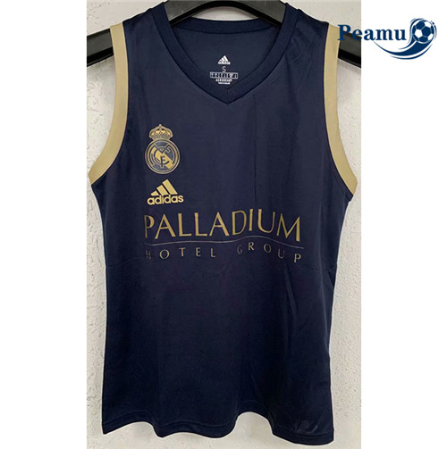 Maillot foot Real Madrid Vest Noir/Jaune 2021-2022